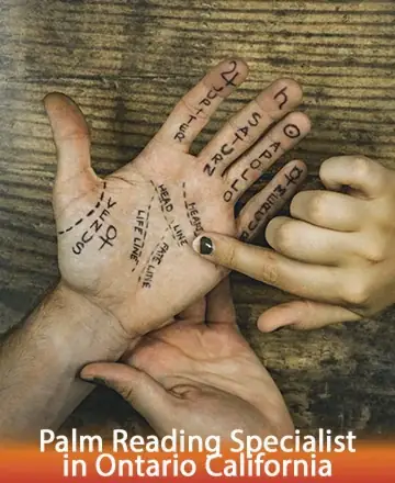 In a serene moment of connection, a gentle hand guides another, revealing the wisdom etched upon the palm. Each line tells a story, offering insight and clarity. Trust in the ancient art of palmistry to illuminate your path. Palm reading specialist in Ontario California.