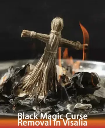 In the gentle glow of flickering flames, a woven figure stands amidst the tender embrace of smoldering leaves, embodying a serene release of burdens. This calming scene whispers of transformation and renewal, inviting peace and balance into your life. Black magic curse removal in Visalia.