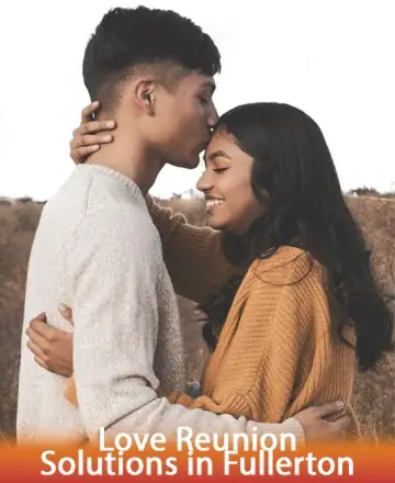 In a serene embrace, two souls find solace and connection under the open sky. Their gentle smiles and tender touch speak of deep understanding and shared journeys. This moment is a testament to the power of love and harmony. Love reunion solutions in Fullerton.