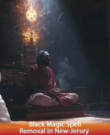 In the serene embrace of soft, glowing light, a figure sits in tranquil meditation, surrounded by an aura of peace and wisdom. The atmosphere is rich with a sense of calm and profound understanding. Black magic spell removal in New .
