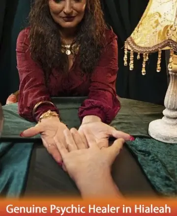 In the gentle glow of a softly lit room, a compassionate healer offers her calming presence, creating a space where the soul feels nurtured and understood. Her touch is a bridge to serenity and insight, offering solace and clarity. Genuine psychic healer in Hialeah.