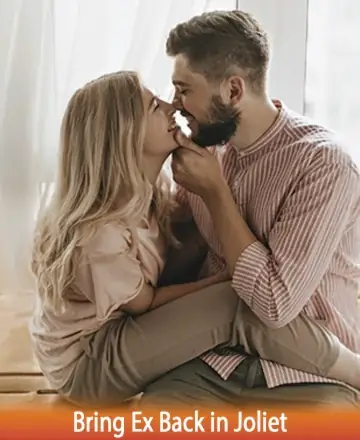 In a serene embrace, this couple shares a tender moment filled with warmth and connection, enveloped in soft light that speaks of hope and renewal. Their gentle smiles reflect a deep bond and understanding. Bring ex back in Joliet.