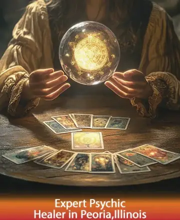In the gentle glow of candlelight, a serene presence channels ancient wisdom through the cards, offering a comforting embrace to the soul. Each symbol whispers insights, guiding you with warmth and clarity towards inner peace. Tarot reading in Peoria, Illinois.