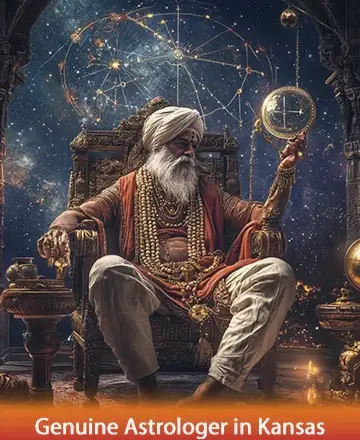 In a serene realm of celestial wonders, a wise sage sits gracefully, embodying ancient wisdom and gentle guidance. His presence radiates tranquility, inviting you to explore the universe’s mysteries with a heart full of peace and understanding. Genuine astrologer in Kansas.