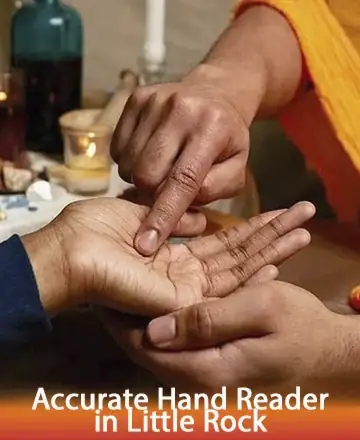 In a serene setting filled with the gentle glow of candles, a compassionate hand reader offers guidance and wisdom through the art of palmistry. The warmth of human connection fosters trust and healing, inviting peace and clarity. Accurate hand reader in Little Rock.