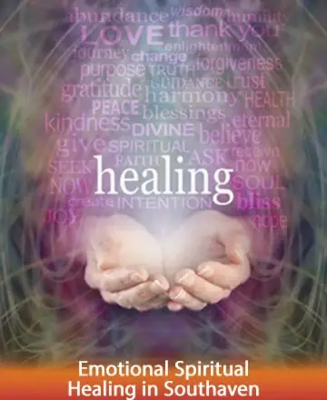 In a gentle embrace of light, open hands offer a sanctuary of healing and tranquility. Words of love, gratitude, and peace float above, weaving a tapestry of hope and renewal. Trust in the journey to inner harmony and spiritual wellness. Emotional spiritual healing in Southaven.