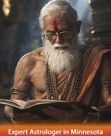 In a serene setting, an elder with kind eyes and a gentle demeanor reads a sacred text, exuding wisdom and inner peace. His presence is a comforting embrace, guiding you to a place of calm understanding and trust. Expert astrologer in Minnesota.