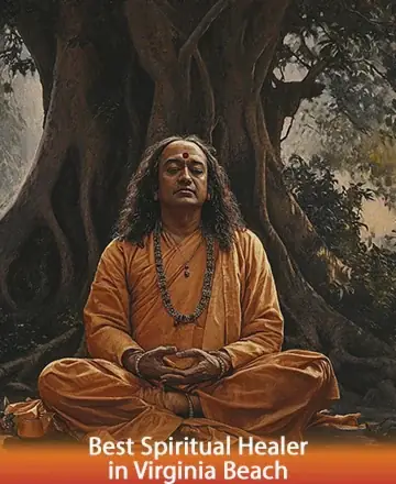 In the serene embrace of nature, a wise soul sits beneath an ancient tree, exuding tranquility and deep wisdom. His peaceful presence invites a sense of calm, offering guidance and comfort to those seeking inner harmony. Spiritual guidance in Virginia Beach.