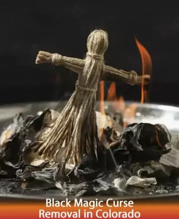 In the gentle glow of cleansing flames, a simple figure stands amid soft whispers of ash, embodying renewal and release. The warm embrace of transformative energy surrounds, offering peace and a fresh beginning. Embrace serenity with black magic curse removal in Colorado.