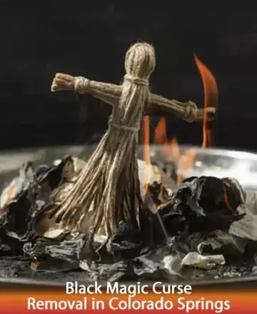 In the gentle glow of sacred flames, a woven figure stands amidst the soft whispers of smoke, embodying the release of burdens and the embrace of healing. This serene moment invites peace and renewal to those seeking solace. Black magic curse removal in Colorado Springs.