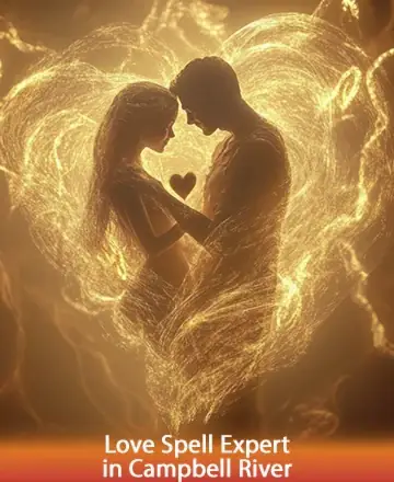 In a gentle embrace of warm, golden light, two souls connect deeply, enveloped by the tender glow of love and understanding. This serene moment radiates timeless wisdom and heartfelt peace, inviting a journey of harmonious connection. Love spell expert in Campbell River.