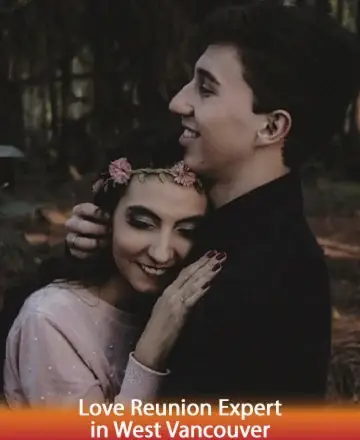 In the gentle embrace beneath a canopy of whispering trees, two souls find solace and warmth, wrapped in the tender promise of love and connection. This serene moment, filled with trust and gentle smiles, resonates with the heart's deepest desires. Love reunion expert in West Vancouver.