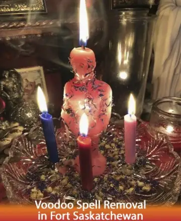 Amidst the soft glow of candles, a serene figure stands, surrounded by gentle flames that whisper ancient wisdom. The warm light dances gracefully, offering a comforting embrace to the soul. Find peace and renewal through voodoo spell removal in Fort Saskatchewan.