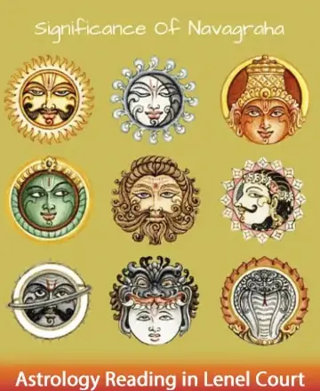 Discover the serene beauty of the Navagraha, each celestial symbol whispering ancient wisdom and harmony. These radiant images invite you to explore a deeper connection with the cosmos, offering solace and guidance on your spiritual journey. Astrology reading in Lenel Court.