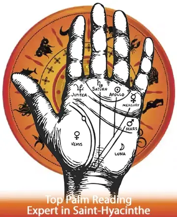 In the heart of wisdom's embrace, a gentle hand unfolds, mapping pathways to inner peace and clarity. Each line weaves a story of hope and understanding, inviting serenity. Trust the gentle guidance of ancient insights. Palm reading in Saint-Hyacinthe.