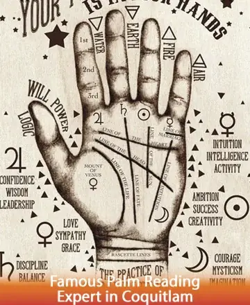 Discover the gentle art of palmistry, where the wisdom of the universe rests in the lines of your hand. Each mark tells a story of love, courage, and potential. Embrace your unique journey with insight and grace. Palm reading in Coquitlam.