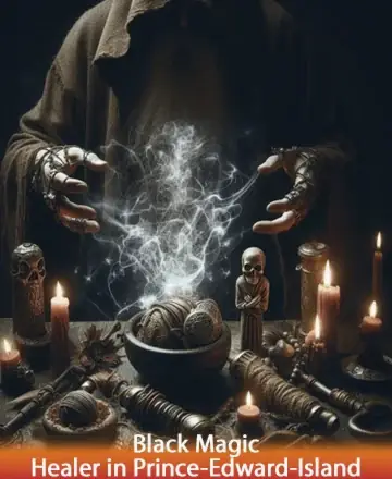 In a serene, candlelit space, gentle hands weave threads of ancient wisdom, inviting a sense of calm and deep reflection. The warmth of flickering flames embraces your spirit, nurturing peace and inner strength. Black magic healer in Prince-Edward-Island.