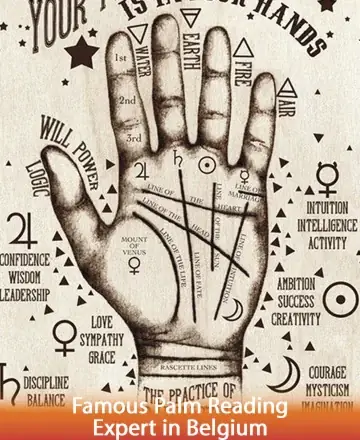 In the comforting embrace of ancient wisdom, the intricate lines of your palm reveal a tapestry of potential and inner truth. Each mark whispers secrets of intuition, courage, and balance, guiding you gently on your life’s unique journey. Palm reading in Belgium.